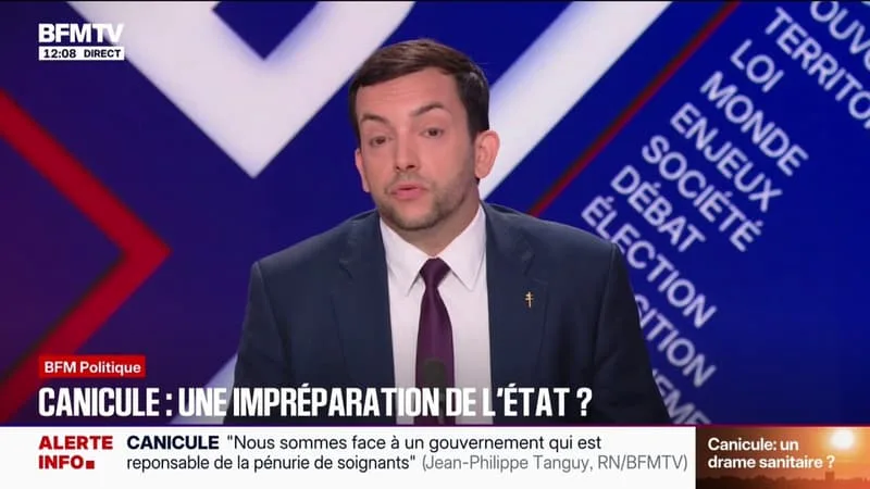 JEAN-PHILIPPE TANGUY, DÉPUTÉ RASSEMBLEMENT NATIONAL DE LA SOMME, DÉTAILLE LE PLAN CLIMATISATION DU RN: « LE PLAN D’URGENCE D’UN PREMIER MANDAT, CLIMATISER LES ÉTABLISSEMENTS SCOLAIRES ET LES CRÈCHES, LES HÔPITAUX ET LES EHPAD »
