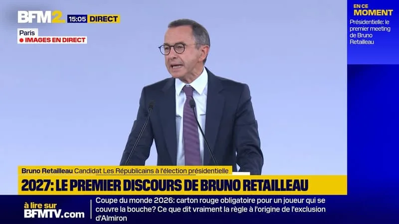 BRUNO RETAILLEAU SALUE LA PRÉSENCE DE « MILLIERS » DE SYMPATHISANTS À SON MEETING MALGRÉ « LA CANICULE »