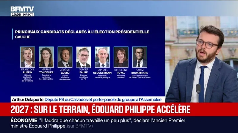 CANDIDATURE D’OLIVIER FAURE: « ON A ENFIN UN CANDIDAT QUI PEUT REPRÉSENTER LE PS ET RASSEMBLER PLUS LARGEMENT À GAUCHE », JUGE LE DÉPUTÉ SOCIALISTE ARTHUR DELAPORTE