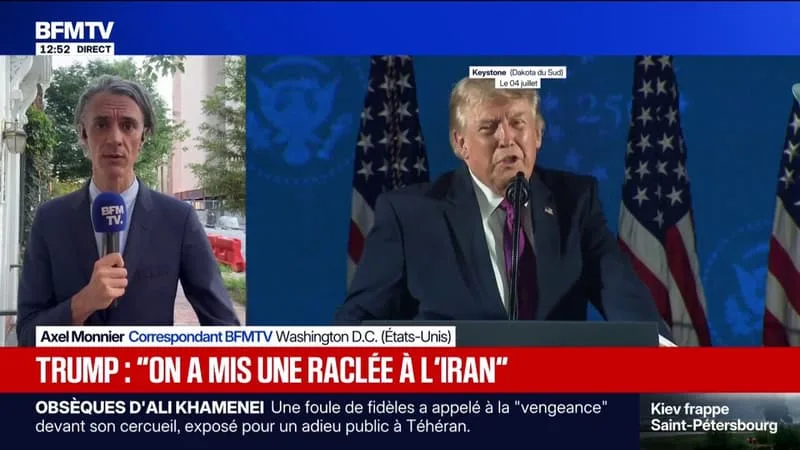 « ON A MIS UNE RACLÉE À L’IRAN »: DONALD TRUMP ASSURE QUE TÉHÉRAN « MEURT D’ENVIE DE CONCLURE UN ACCORD »