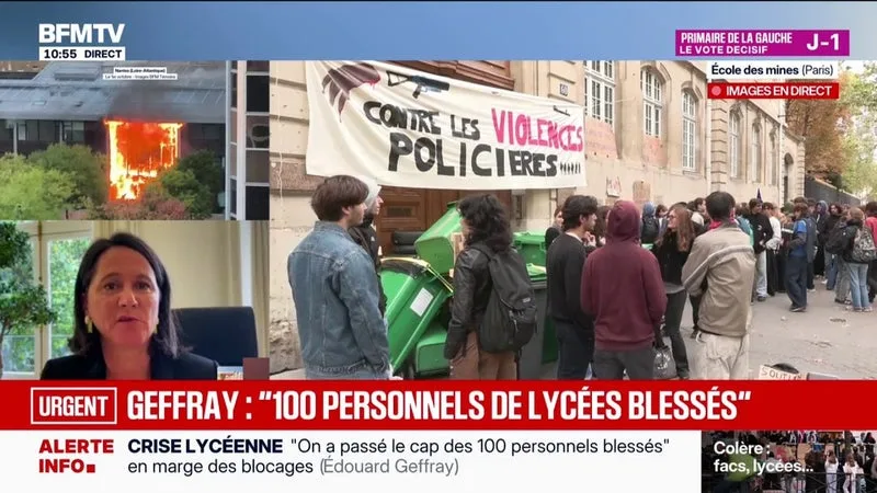 INCENDIE DU LYCÉE NELSON MANDELA: « JE CONDAMNE DANS LA PLUS GRANDE CLARTÉ TOUTE DÉGRADATION ET TOUTE VIOLENCE », AFFIRME LA MAIRE DE NANTES JOHANNA ROLLAND