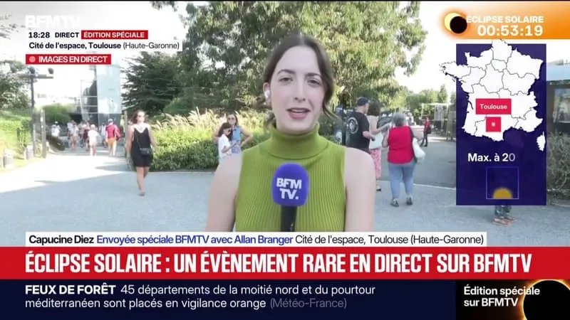 ÉCLIPSE SOLAIRE: PRÈS DE 5.000 PERSONNES ATTENDUES À LA CITÉ DE L’ESPACE À TOULOUSE