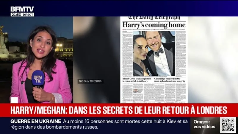 HARRY ET MEGHAN DE RETOUR AU ROYAUME-UNI: UN ACCUEIL MITIGÉ CHEZ LES BRITANNIQUES