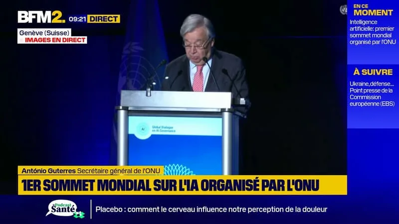 IA: « UNE SOCIÉTÉ QUI NE PEUT PAS SE METTRE D’ACCORD SUR CE QUI EST RÉEL, NE PEUT PAS SE DÉFENDRE », ALERTE ANTONIO GUTERRES