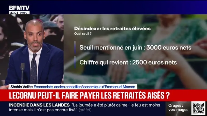 CONTRIBUTION DES RETRAITÉS AISÉS: « IL VA FALLOIR QU’ON REMETTE LE DÉBAT SUR LA TABLE », EXPLIQUE SHAHIN VALLÉE, ANCIEN CONSEILLER ÉCONOMIQUE D’EMMANUEL MACRON