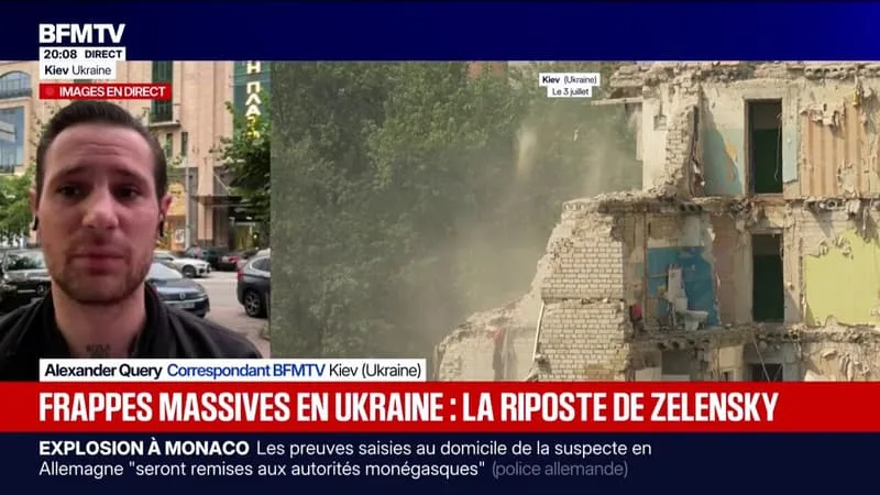 GUERRE EN UKRAINE: KIEV RIPOSTE AUX ATTAQUES MASSIVES DE LA RUSSIE