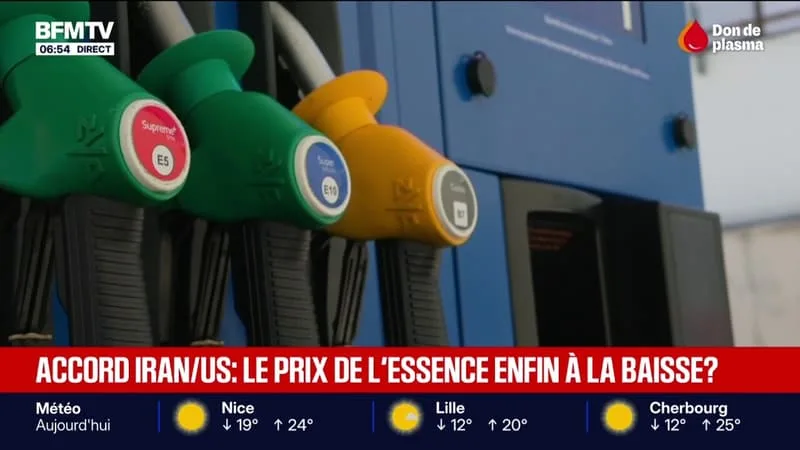 CARBURANTS: LES PRIX À LA POMPE EN BAISSE AVEC LES NÉGOCIATIONS AUTOUR DE LA FIN DE LA GUERRE EN IRAN