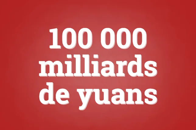 LA DETTE PUBLIQUE CHINOISE ATTEINT 100 000 MILLIARDS DE YUANS