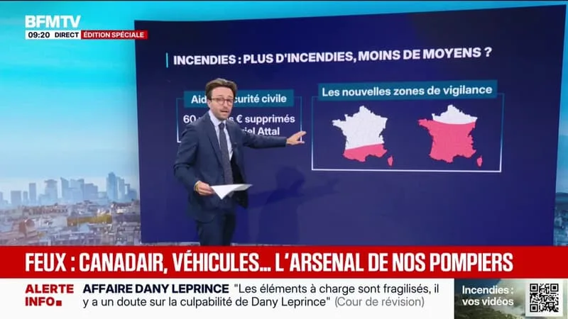 LES ÉCLAIREURS: UNE FLOTTE DE CANADAIRS VIEILLISSANTE, ALORS QUE LE RISQUE INCENDIE S’EST ÉTENDU EN FRANCE