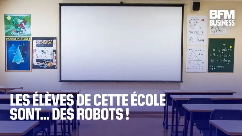 LES ÉLÈVES DE CETTE ÉCOLE SONT… DES ROBOTS !