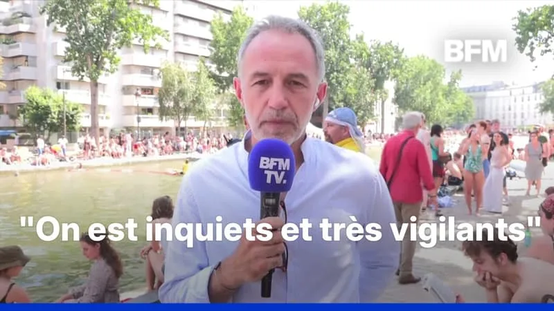 EMMANUEL GRÉGOIRE, MAIRE DE PARIS, ANNONCE ÉTENDRE LES HORAIRES DE BAIGNADE AU CANAL SAINT-MARTIN