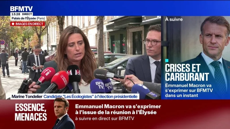 MENACE RUSSE: « IL Y A DES RAISONS D’ÊTRE TRÈS INQUIETS », ESTIME MARINE TONDELIER, CANDIDATE « LES ÉCOLOGISTES » À LA PRÉSIDENTIELLE