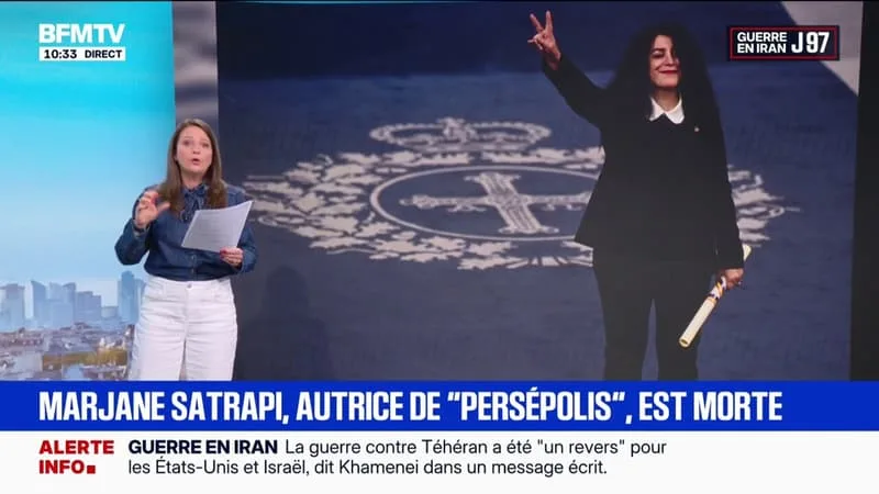 L&rsquo;ARTISTE FRANCO-IRANIENNE MARJANE SATRAPI, MONDIALEMENT CONNUE POUR LA BANDE DESSINÉE ET LE FILM PERSEPOLIS, EST MORTE À L&rsquo;ÂGE DE 56 ANS