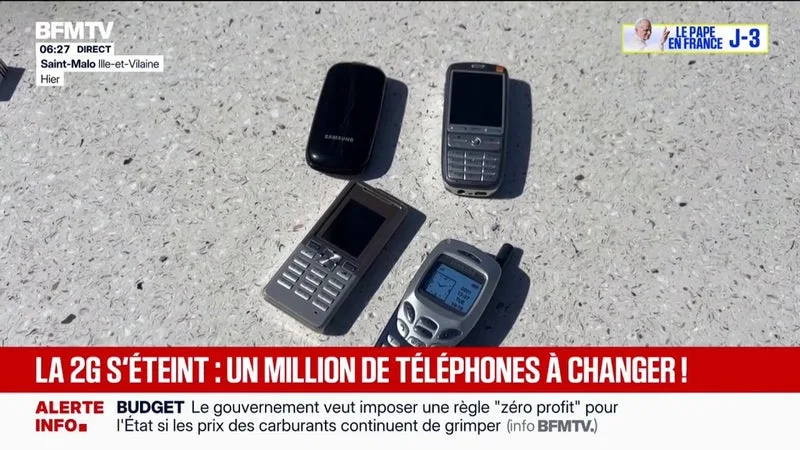 LA 2G VA S’ÉTEINDRE D’ICI LA FIN DE L’ANNÉE, OBLIGEANT CERTAINS CLIENTS À CHANGER DE TÉLÉPHONE