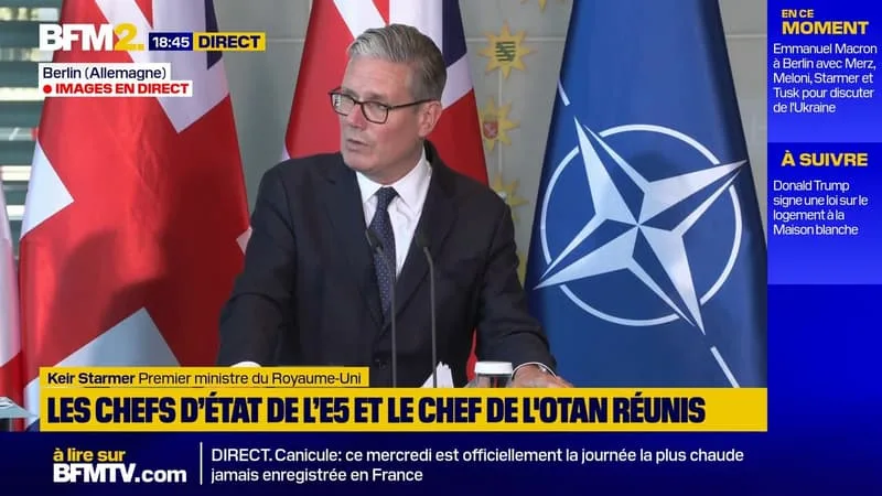 « JE SUIS FIER DU TRAVAIL ACCOMPLI »: KEIR STARMER SATISFAIT DES RELATIONS AVEC LES ALLIÉS EUROPÉENS