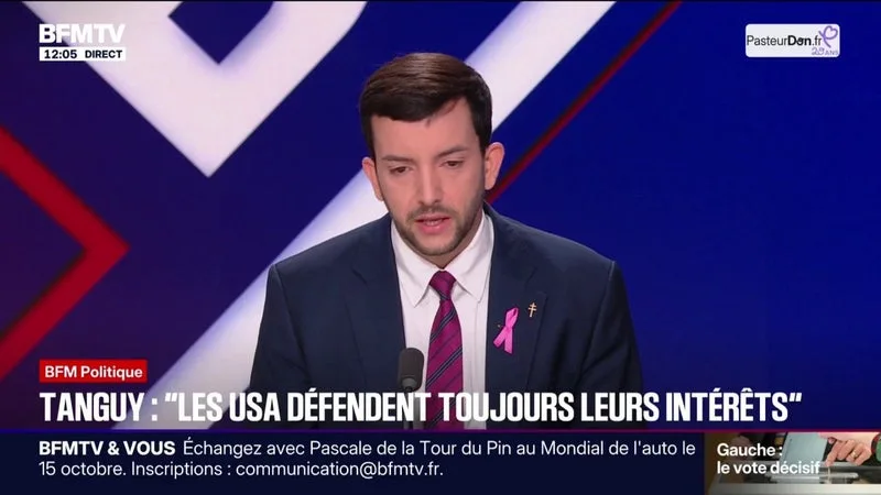 GUERRE EN UKRAINE: LES ÉTATS-UNIS « DÉFENDENT TOUJOURS LEUR INTÉRÊT », AFFIRME JEAN-PHILIPPE TANGUY (RN)