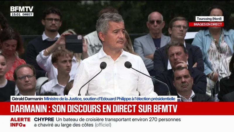 « MALHEUREUSEMENT NOTRE DÉBAT, IL EST TROP SOUVENT EN FRANCE UN DÉBAT DE VIEUX », ESTIME GÉRALD DARMANIN, MINISTRE DE LA JUSTICE ET SOUTIEN D’ÉDOUARD PHILIPPE