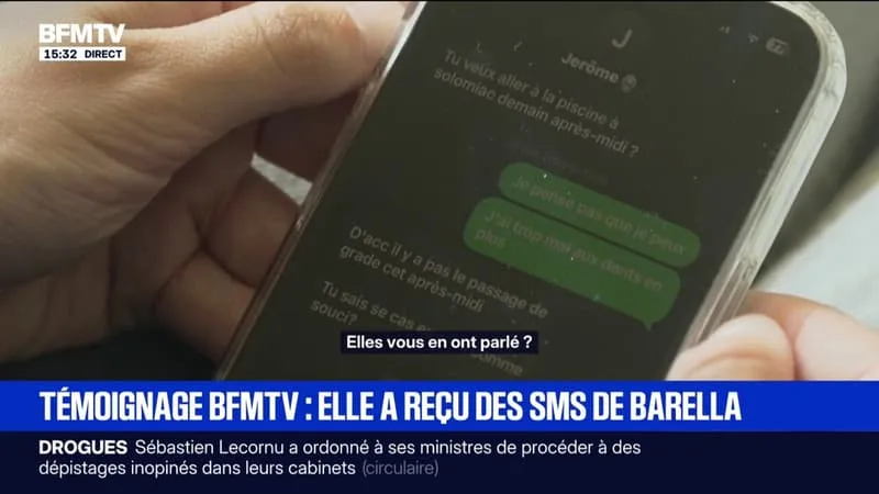 « JE L’AI ÉCHAPPÉE BELLE »: LE TÉMOIGNAGE DE LISE, QUI A REÇU DES SMS GLAÇANTS DE JÉRÔME BARELLA