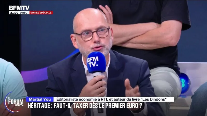 FORUM BFMTV – HÉRITAGES: « PERSONNE NE SAIT CE QU’EST UN RICHE », ESTIME MARTIAL YOU, ÉDITORIALISTE ÉCONOMIE À RTL