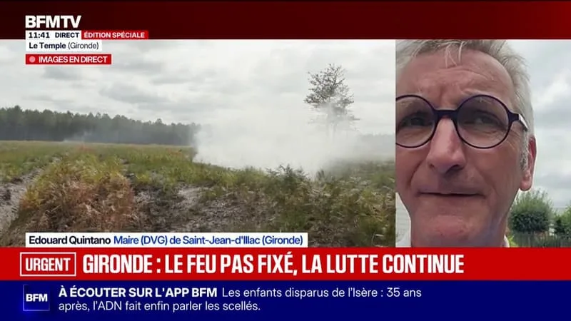 VANDALISME DANS LES VILLES DE GIRONDE ÉVACUÉES:: « AUCUN RETOUR NÉGATIF » POUR L’HEURE À SAINT-JEAN-D’ILLAC, SELON LE MAIRE