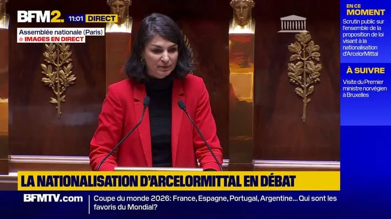 « ÇA SUFFIT LE CHANTAGE DE LA FAMILLE MITTAL »: LA NATIONALISATION D’ARCELORMITTAL, DÉBATTUE À L’ASSEMBLÉE, EST LA « SEULE SOLUTION SÉRIEUSE », POUR AURÉLIE TROUVÉ (LFI)