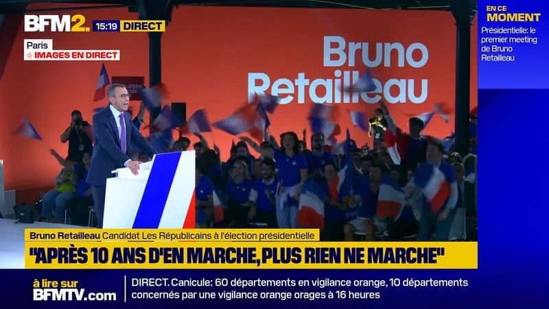 ÉLECTION PRÉSIDENTIELLE: BRUNO RETAILLEAU PROMET « UNE RÉVISION DE LA CONSTITUTION » POUR « ÉLARGIR LES POSSIBILITÉS DE RECOURIR AU RÉFÉRENDUM »