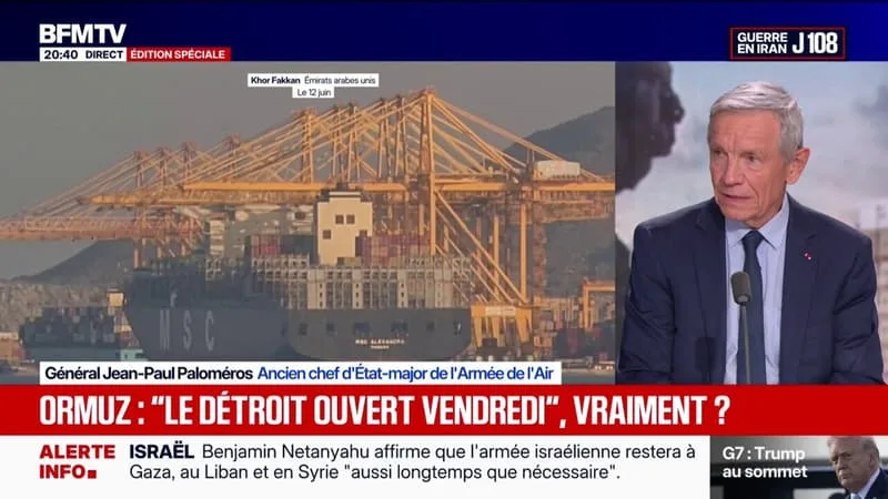 GUERRE AU MOYEN-ORIENT: « LES IRANIENS N’ABDIQUERONT PAS SUR LE CONTRÔLE DU DÉTROIT D’ORMUZ », ASSURE LE GÉNÉRAL JEAN-PAUL PALOMÉROS, ANCIEN CHEF D’ÉTAT-MAJOR DE L’ARMÉE DE L’AIR