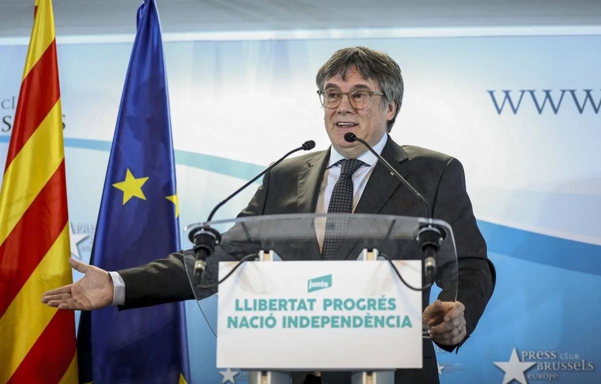 ESPAGNE : LE MANDAT D’ARRÊT DE L’INDÉPENDANTISME CATALAN CARLES PUIGDEMONT ANNULÉ, IL PEUT RENTRER D’EXIL