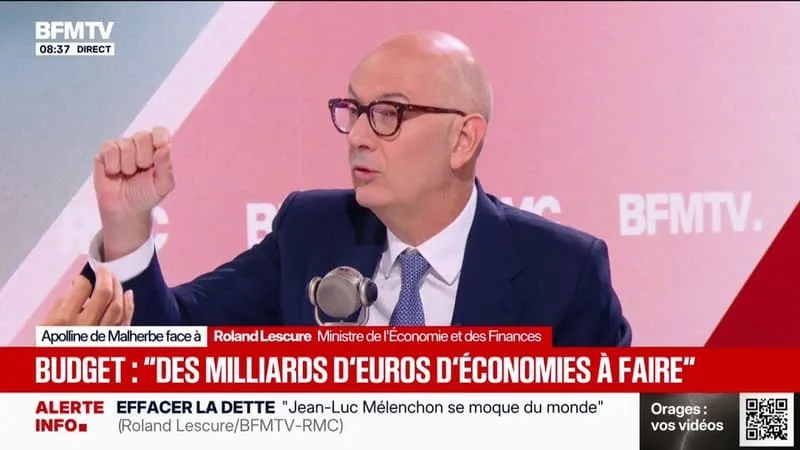 « ON SE MOQUE DU MONDE »: ROLAND LESCURE, MINISTRE DE L’ÉCONOMIE, RÉAGIT APRÈS QUE LFI DÉNONCE UN CHANTAGE AUTOUR DU VOTE DU BUDGET