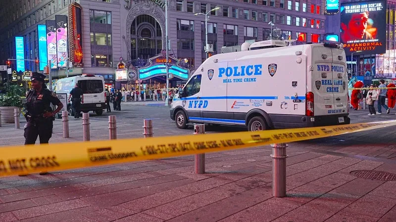 UNE FEMME POIGNARDE DEUX PERSONNES À NEW YORK DANS LE QUARTIER TOURISTIQUE DE TIMES SQUARE FAISANT UN MORT, L’ASSAILLANTE ABATTUE PAR LA POLICE