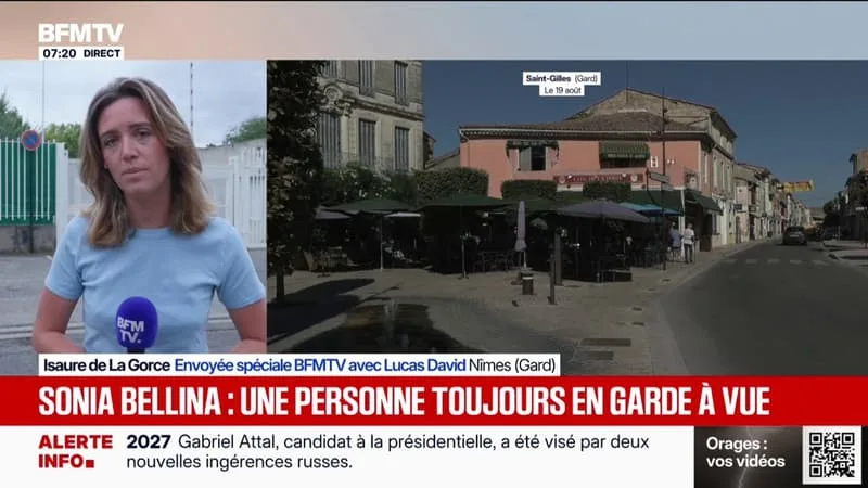 SONIA BELLINA: UNE PERSONNE TOUJOURS EN GARDE À VUE