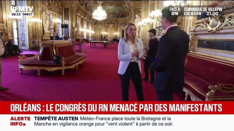 CONGRÈS DU RN À ORLÉANS: « PLUSIEURS DIZAINES DE MILLIERS » DE CONTRE-MANIFESTANTS ATTENDUS SELON LAURENT NUÑEZ