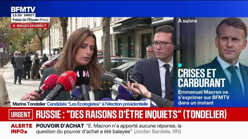 POUVOIR D’ACHAT: « IL N’Y A PAS UNE BONNE SOLUTION QUI, SEULE, RÉSOUDRA TOUS LES PROBLÈMES DES FRANÇAIS », ESTIME MARINE TONDELIER, CANDIDATE LES ÉCOLOGISTES À L’ÉLECTION PRÉSIDENTIELLE