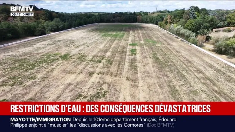 SÉCHERESSE: EN LOIRE-ATLANTIQUE, LES RESTRICTIONS D’EAU PROVOQUENT DES CONSÉQUENCES DÉVASTATRICES CHEZ LES HABITANTS ET COMMERÇANTS