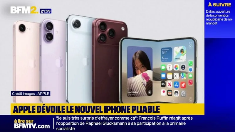 « À PARTIR DE 2.339 EUROS »: APPLE DÉVOILE L’IPHONE DUO, SON NOUVEL APPAREIL PLIABLE