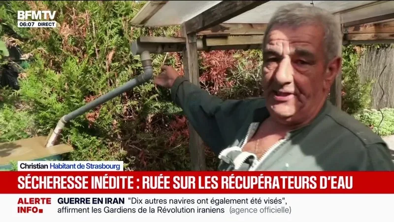 FACE AU MANQUE D’EAU, LES VENTES DE RÉCUPÉRATEURS D’EAU DE PLUIE ONT EXPLOSÉ CET ÉTÉ