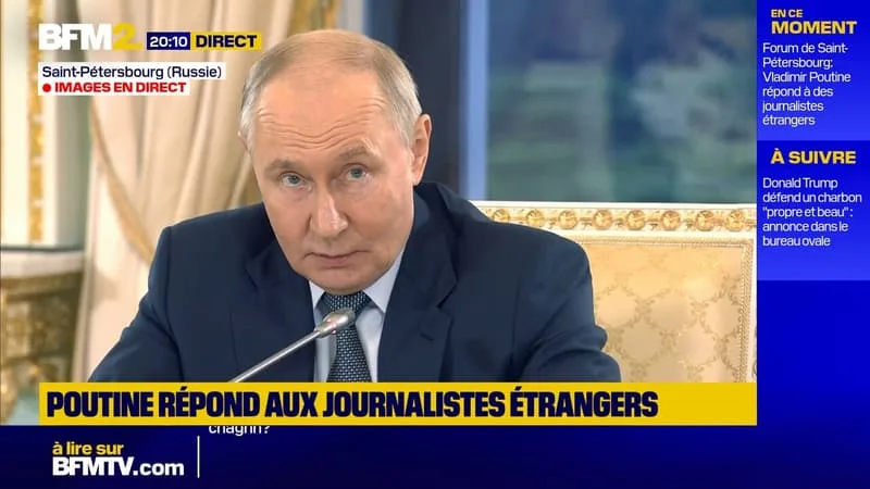 « L’ADMINISTRATION TRUMP EST DISTRAITE »: VLADIMIR POUTINE ESTIME QUE LE CONFLIT EN IRAN A DÉTOURNÉ L’ATTENTION DE WASHINGTON