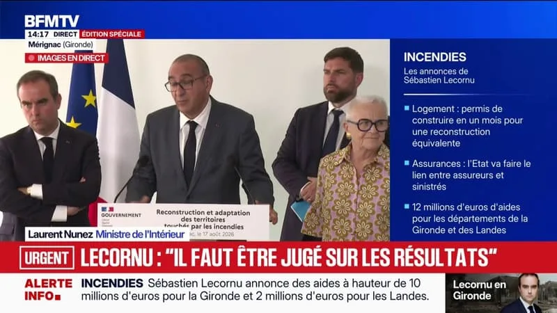 CRÉATION D’UNE BASE DE LA SÉCURITÉ CIVILE À MONT-DE-MARSAN: « IL Y A UN PROJET QUI N’A PAS ÉTÉ ABANDONNÉ, MAIS PAS MIS EN ŒUVRE POUR DES RAISONS ESSENTIELLEMENT OPÉRATIONNELLES », DÉCLARE LE MINISTRE DE L’INTÉRIEUR LAURENT NUÑEZ