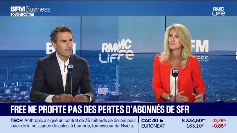 FREE NE PROFITE PAS DES PERTES D’ABONNÉS DE SFR