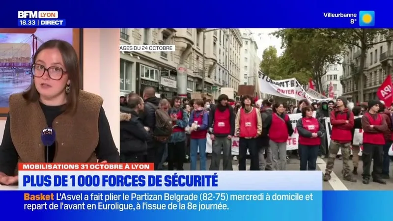 MOBILISATIONS DU 31 OCTOBRE À LYON : PLUS DE 1 000 FORCES DE SÉCURITÉ PRÉVUES