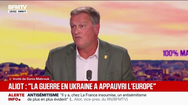 LOUIS ALIOT, VICE-PRÉSIDENT DU RN: « LA FRANCE DOIT DÉFENDRE SON INTÉRÊT NATIONAL D’ABORD »