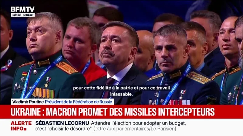 VLADIMIR POUTINE RECONNAÎT LES DIFFICULTÉS DE LA GUERRE AVEC L’UKRAINE LORS D’UNE ALLOCUTION À MOSCOU