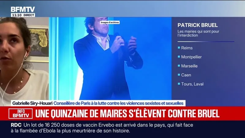 AFFAIRE PATRICK BRUEL: « C’EST UNE QUESTION POLITIQUE ET PAS SEULEMENT UNE QUESTION JURIDIQUE », ESTIME LA CONSEILLÈRE DE PARIS À LA LUTTE CONTRE LES VSS SUR L’OPPOSITION DE LA VENUE DU CHANTEUR DANS CERTAINES VILLES