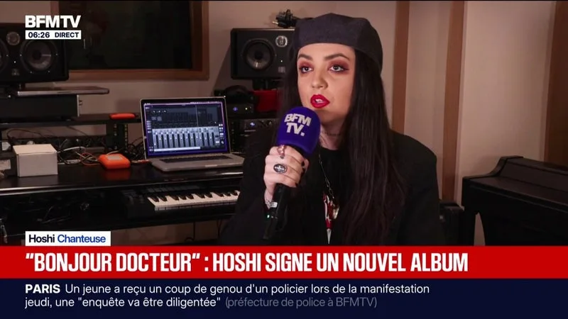 « DANS CET ALBUM IL N’Y A PLUS DE FILTRES »: HOSHI SIGNE UN NOUVEL ALBUM « BONJOUR DOCTEUR », SORTI CE VENDREDI