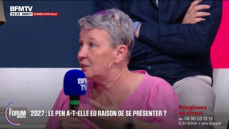 FORUM BFMTV – « TOUTE PERSONNE QUI EST CONDAMNÉE NE DOIT PAS POUVOIR SE PRÉSENTER À UNE ÉLECTION », AFFIRME CORINNE, SECRÉTAIRE MÉDICALE EN FORMATION