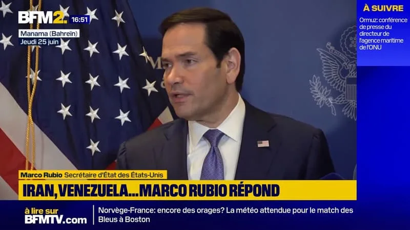 MARCO RUBIO JUGE « REGRETTABLE » QUE L’ITALIE AIT ANNULÉ UNE RÉUNION AUX ETATS-UNIS