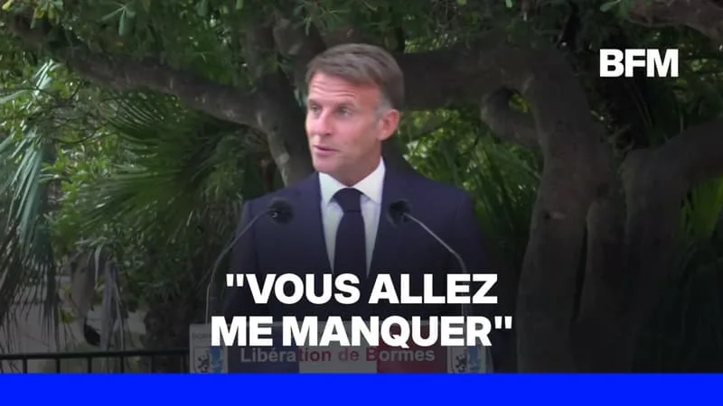 INCENDIES: EMMANUEL MACRON ANNONCE QUE « LES DISPOSITIFS » EN GIRONDE « SERONT MIS EN PLACE » DANS LE VAR