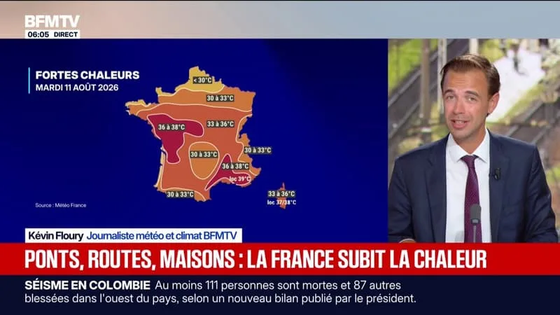 LA CHALEUR DE RETOUR EN FRANCE CES PROCHAINS JOURS, 43 DÉPARTEMENTS PLACÉS EN VIGILANCE ORANGE CANICULE