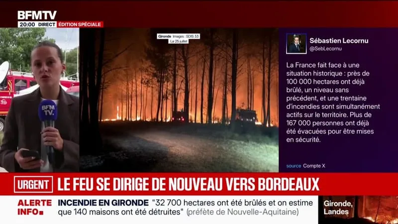 INCENDIE DANS LE VAR: LE FEU A REPRIS DANS LA ZONE ET INQUIÈTE LES POMPIERS