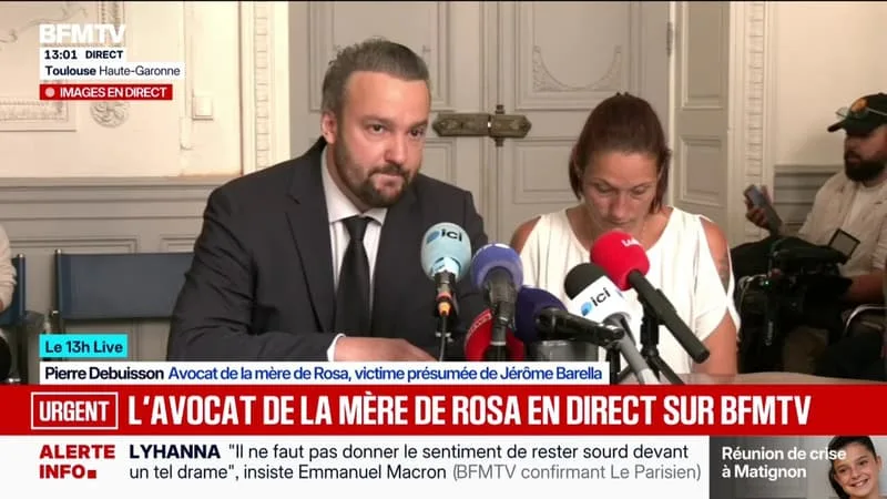 VIOLENCES SEXUELLES SUR LES ENFANTS: « L’INSTITUTION JUDICIAIRE EST EN TRAIN DE SOMBRER », AFFIRME L’AVOCAT DE LA MÈRE DE ROSA, VICTIME PRÉSUMÉE DE JÉRÔME BARELLA